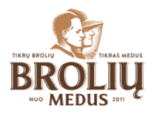 Brolių medus logotipas